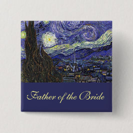 Vincent van Gogh, Starry Night Button