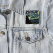 Vincent van Gogh - Starry Night Button (Beispiel)