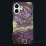 Vincent van Gogh - Starry Night iPhone 16 Hülle<br><div class="desc">Die Starry Night (1889) von Vincent van Gogh ist ein Vintager Post-Impressionismus der Kunstlandschaft Landschaftsmalerei. Der Blick auf eine Stadt in einem Tal bei Nacht mit den Wolken, den Sternen und einem schönen goldgelben Halbmond. Es wurde im Laufe des Tages aus der Erinnerung gemalt und ist van Gogh&#39;s berühmteste Gemälde....</div>