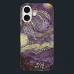 Vincent van Gogh - Starry Night iPhone 16 Hülle<br><div class="desc">Die Starry Night (1889) von Vincent van Gogh ist ein Vintager Post-Impressionismus der Kunstlandschaft Landschaftsmalerei. Der Blick auf eine Stadt in einem Tal bei Nacht mit den Wolken, den Sternen und einem schönen goldgelben Halbmond. Es wurde im Laufe des Tages aus der Erinnerung gemalt und ist van Gogh's berühmteste Gemälde....</div>