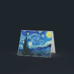 Vincent Van Gogh - Starry Night Dankeskarte<br><div class="desc">Vincent Van Gogh - Starry Night</div>
