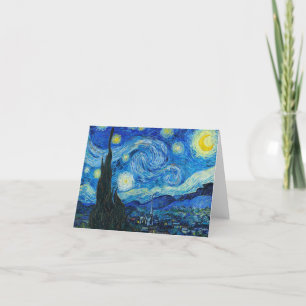 Vincent Van Gogh - Starry Night Dankeskarte