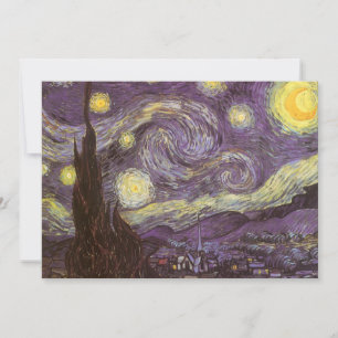 Vincent van Gogh - Starry Night Einladung
