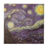 Vincent van Gogh - Starry Night Fliese (Vorderseite)