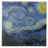 Vincent van Gogh - Starry Night Fliese (Vorderseite)