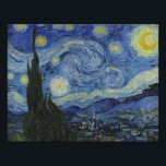 Vincent van Gogh - Starry Night Fotodruck<br><div class="desc">Vincent van Gogh - Starry Night - 1889 - Ölmalerei</div>