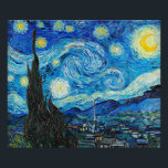 Vincent van Gogh, Starry Night Fotodruck<br><div class="desc">Starry Night,  berühmtes Gemälde von Vincent van Gogh</div>