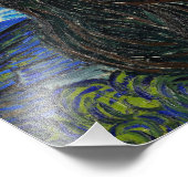 Vincent van Gogh, Starry Night Fotodruck (Ecke)