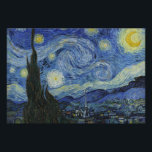 Vincent van Gogh - Starry Night Fotodruck<br><div class="desc">Vincent van Gogh - Starry Night - 1889 - Ölmalerei</div>