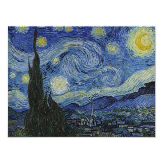 Vincent van Gogh - Starry Night Fotodruck (Vorne)
