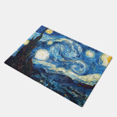 Vincent van Gogh - Starry Night, Fußmatte (Schrägansicht)