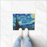 Vincent van Gogh, Starry Night Fußmatte<br><div class="desc">Starry Night,  berühmtes Gemälde von Vincent van Gogh</div>