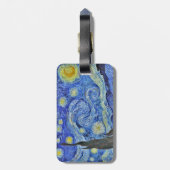 Vincent van Gogh Starry Night Gallery Gepäckanhänger (Rückseite vertikal)