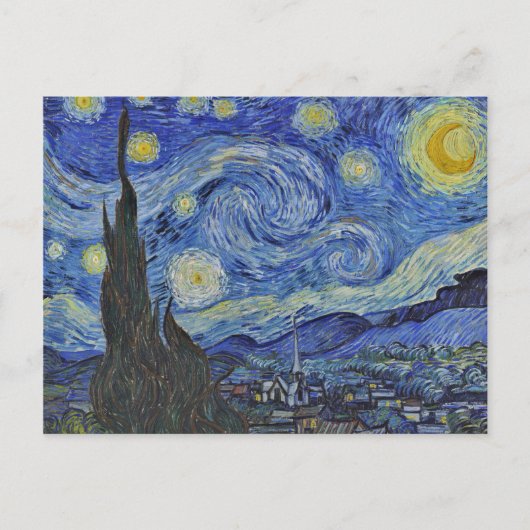 Vincent van Gogh Starry Night Gallery Postkarte (Vorderseite)