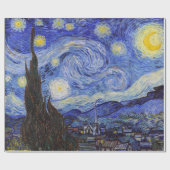 Vincent van Gogh, “ Starry night ” Geschenkpapier (Flach)