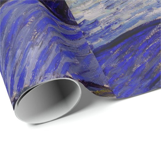 Vincent Van Gogh Starry Night Geschenkpapier (Rolleneckpunkt)