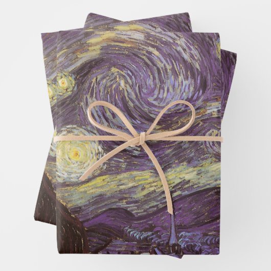 Vincent van Gogh - Starry Night Geschenkpapier Set (Beispiel)
