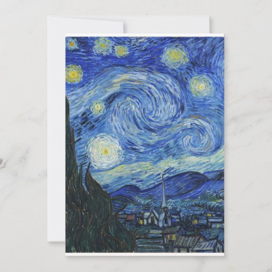 Vincent Van Gogh - Starry Night Karte (Vorderseite)