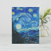 Vincent Van Gogh - Starry Night Karte (Stehend Vorderseite)