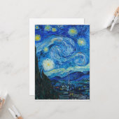 Vincent Van Gogh - Starry Night Karte (Vorderseite/Rückseite Beispiel)