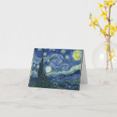 Vincent van Gogh - Starry night - Karte (Gelbe Blume)
