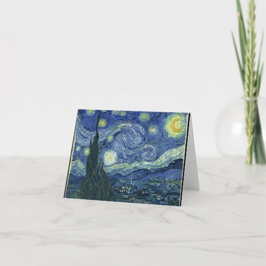 Vincent van Gogh - Starry night - Karte (Vorderseite)