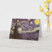 Vincent van Gogh - Starry Night Karte (Gelbe Blume)