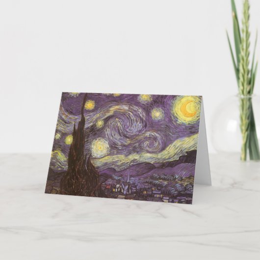 Vincent van Gogh - Starry Night Karte (Vorderseite)