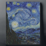 Vincent Van Gogh - Starry Night. Kunstmalerei Fotoplatte<br><div class="desc">Vincent Van Gogh - Starry Night Malerei. Klassische Kunstwerke eines der weltberühmtesten Maler. Schöne Farben und Wirbel!</div>