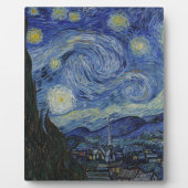 Vincent Van Gogh - Starry Night. Kunstmalerei Fotoplatte (Vorderseite)