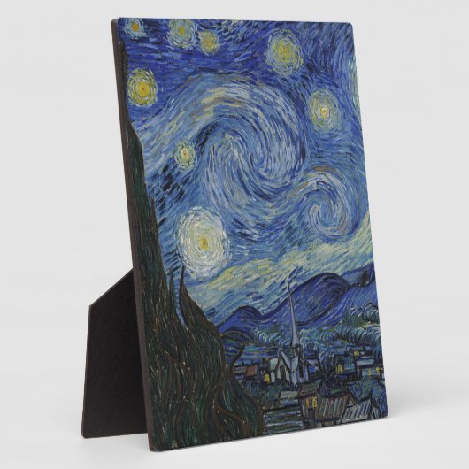 Vincent Van Gogh - Starry Night. Kunstmalerei Fotoplatte (Seite)