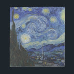 Vincent Van Gogh - Starry Night. Kunstmalerei Notizblock<br><div class="desc">Vincent Van Gogh - Starry Night Malerei. Klassische Kunstwerke eines der weltberühmtesten Maler. Schöne Farben und Wirbel!</div>