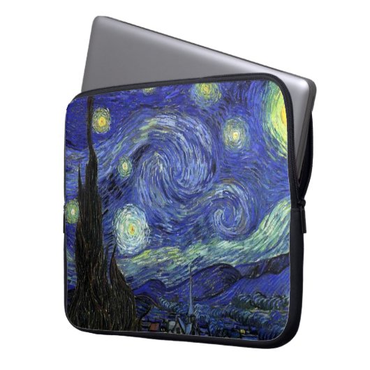 Vincent van Gogh, Starry Night Laptopschutzhülle (Vorderseite Links)