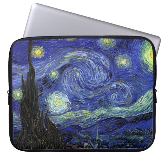 Vincent van Gogh, Starry Night Laptopschutzhülle (Vorderseite)