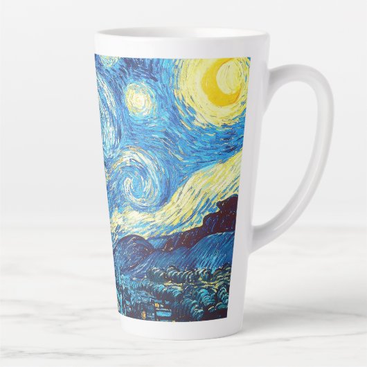 Vincent van Gogh - Starry Night Latte Mug Milchtasse (Rechts)