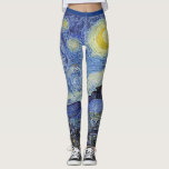 Vincent Van Gogh, Starry Night Leggings<br><div class="desc">Vincent Van Gogh - Starry Night Leggings</div>