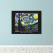 Vincent van Gogh, Starry Night Leinwanddruck (Insitu (Holzboden))
