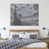 Vincent Van Gogh - Starry Night Leinwanddruck (Insitu (Schlafzimmer))