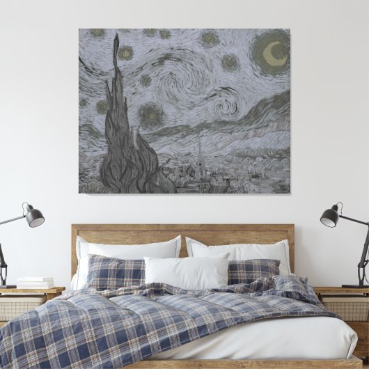 Vincent Van Gogh - Starry Night Leinwanddruck (Insitu (Schlafzimmer))