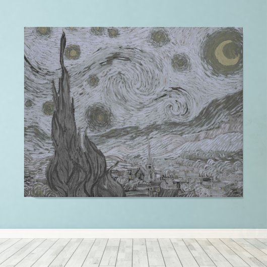Vincent Van Gogh - Starry Night Leinwanddruck (Insitu (Holzboden))