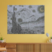 Vincent Van Gogh - Starry Night Leinwanddruck (Insitu (Wohnzimmer))