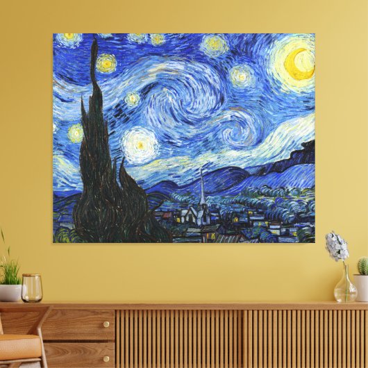 Vincent Van Gogh Starry Night Leinwanddruck (Insitu (Wohnzimmer))