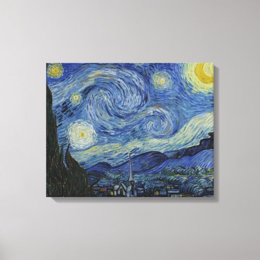 Vincent van Gogh - Starry Night Leinwanddruck (Vorderseite)