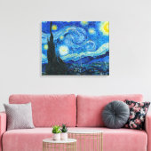 Vincent Van Gogh - Starry Night Leinwanddruck (Insitu (Wohnzimmer))