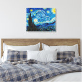 Vincent van Gogh, Starry Night Leinwanddruck (Insitu (Schlafzimmer))