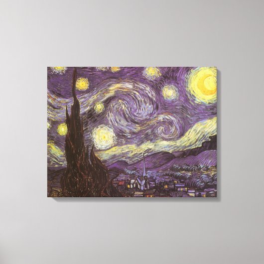 Vincent van Gogh - Starry Night Leinwanddruck (Vorderseite)
