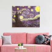 Vincent van Gogh - Starry Night Leinwanddruck (Insitu (Wohnzimmer))