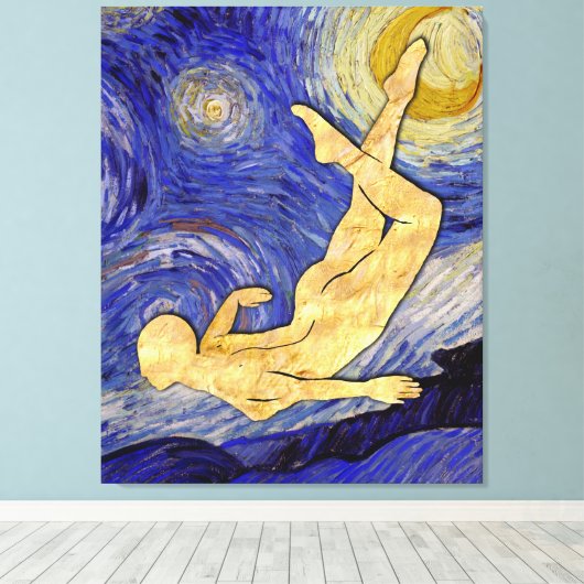 Vincent Van Gogh Starry Night Leinwanddruck (Insitu (Holzboden))