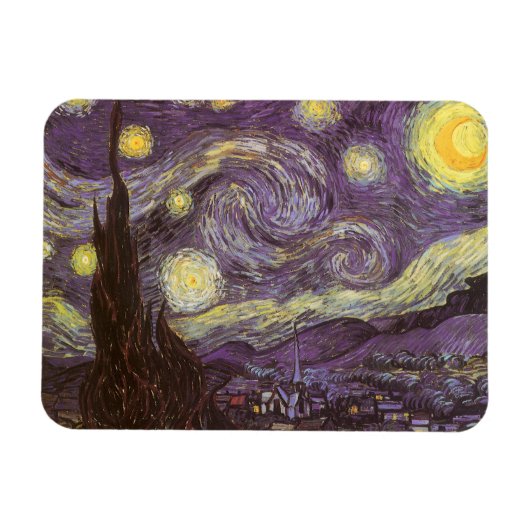 Vincent van Gogh - Starry Night Magnet (Horizontal)