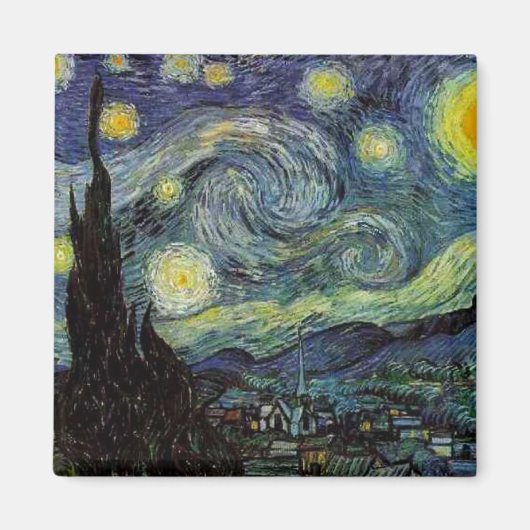 Vincent van Gogh - Starry Night Magnet (Vorne)